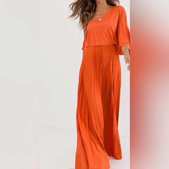 ASOS Orange Maxi dress - Picture 2 of 5